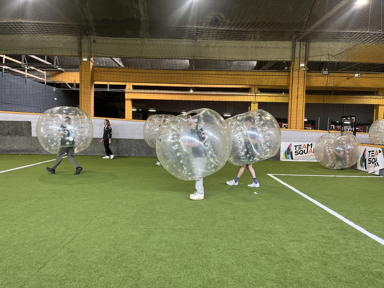 Bubble Foot en groupe chez Team Square